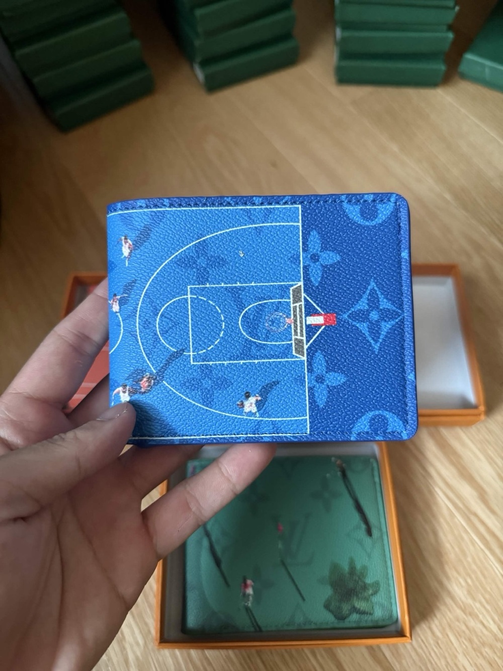 Louis Vuitton Blue Basketball Court Cardholder